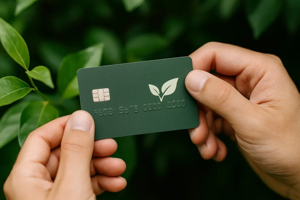 Eco-friendly credit cards